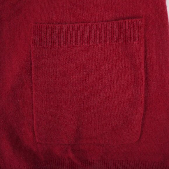 Splendid Tori Cashmere Cardigan with Pockets in Holly Red Size Small (NWT) - Picture 4 of 9